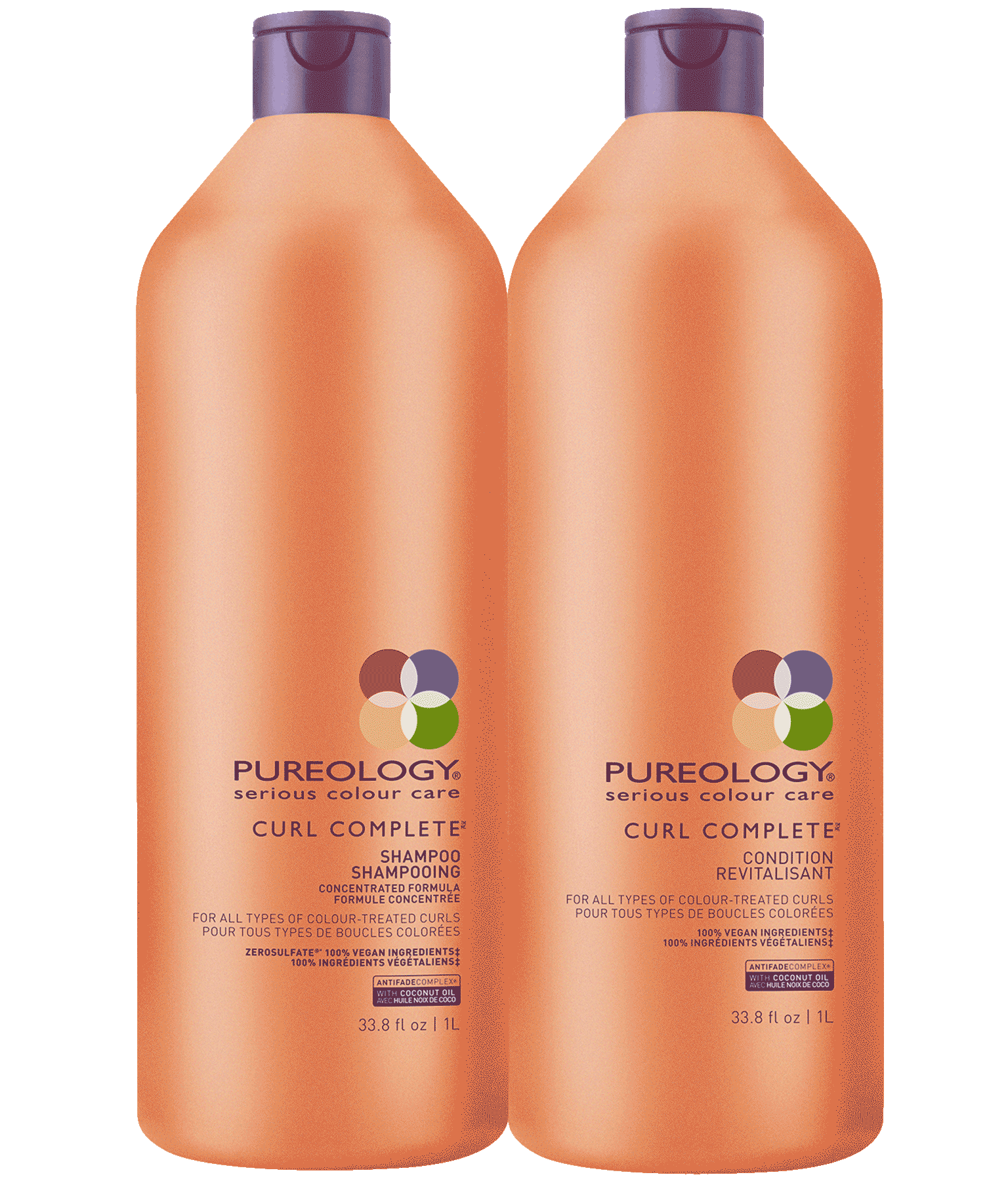 Curl Complete Sulfate Free Shampoo And Conditioner Liter Duo