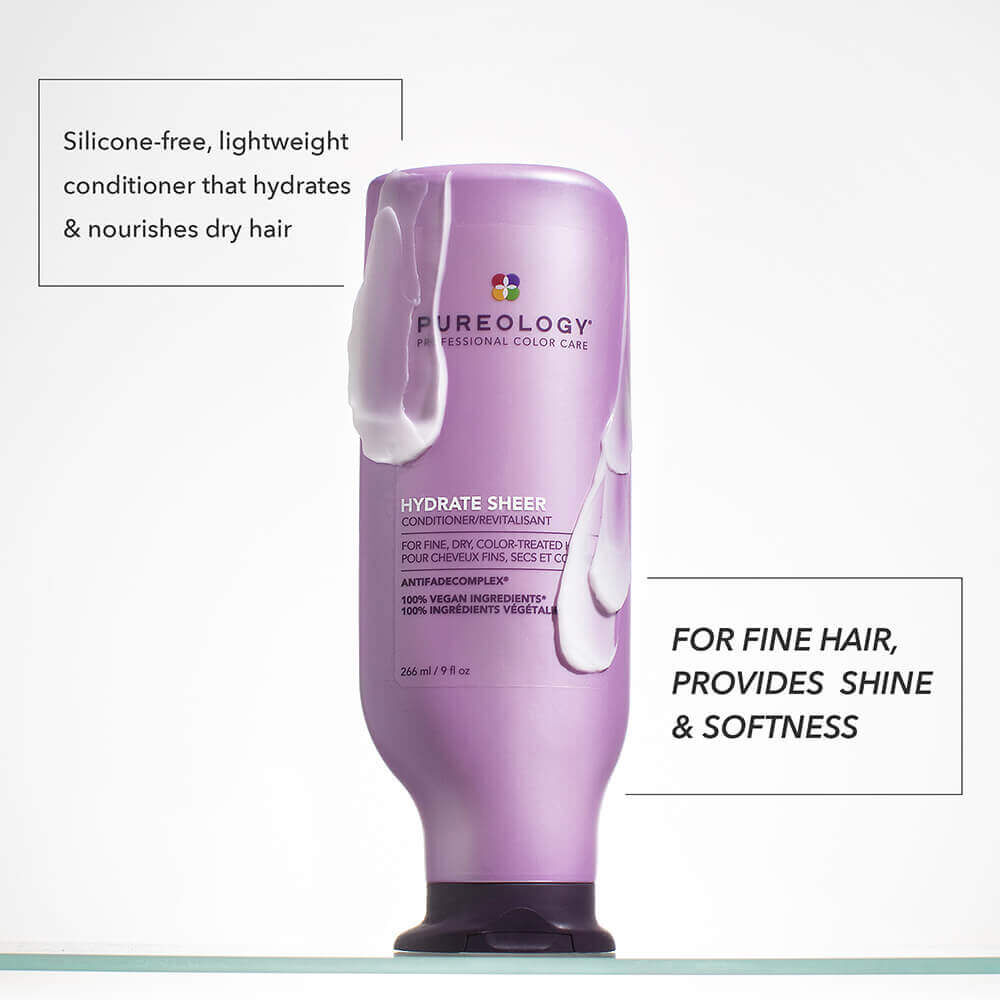 Hydrate Sheer Conditioner For Fine Dry Colored Hair Pureology