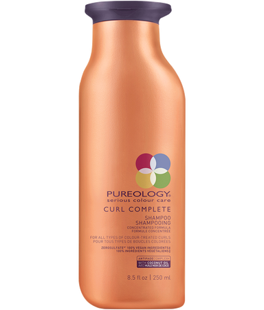 Curl Complete Sulfate Free Shampoo 8 5oz For Curly Hair Pureology