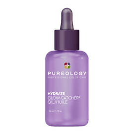 Pureology Hydrate Glow Catcher Hair Oil - lightweight vegan shine serum for damaged color-treated hair