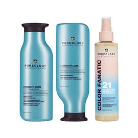 Set de cuidado capilar Strength Cure con proteccion diaria contra danos