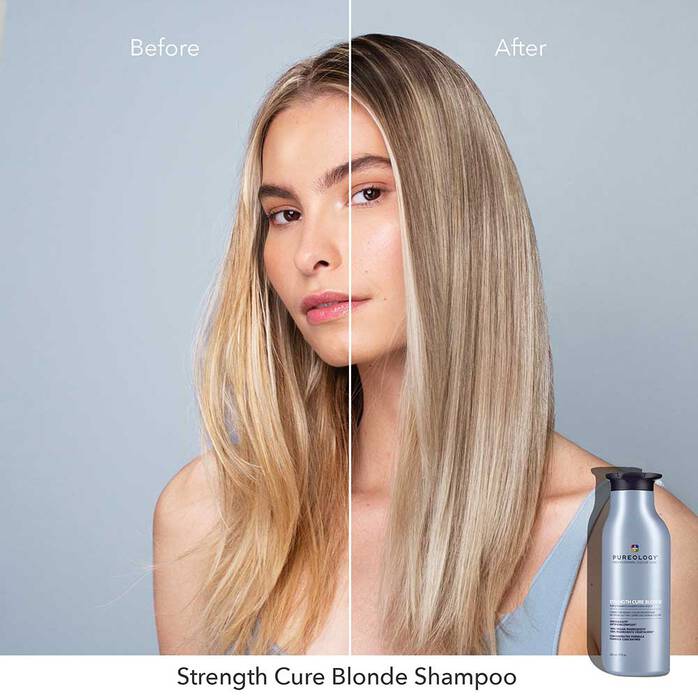 Strength Cure Blonde Shampoo + Conditioner Liter for Blonde Hair