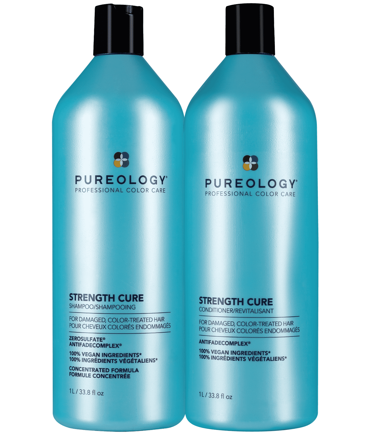 Strength Cure Shampoo Conditioner Liter For Damaged Hair Pureology