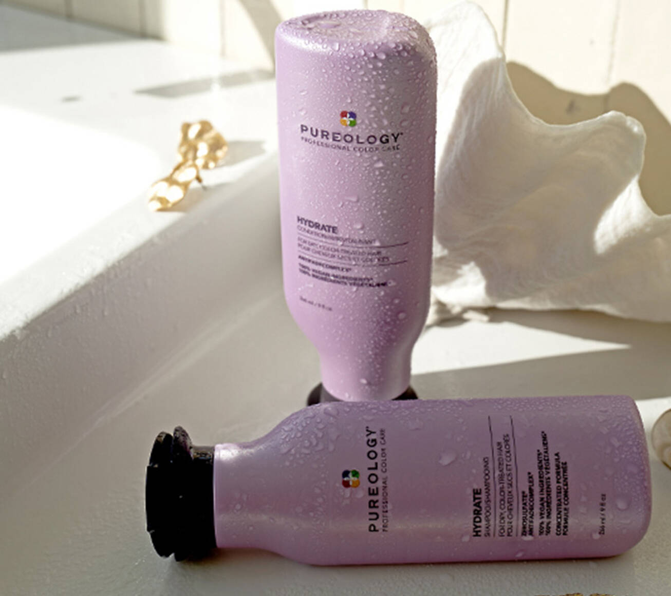 Hydrate Shampoo & Conditioner Duo For Dry Colored Hair Pureology