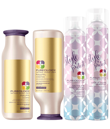 Best Blowout Hair Product Set For Fuller Hair Pureology