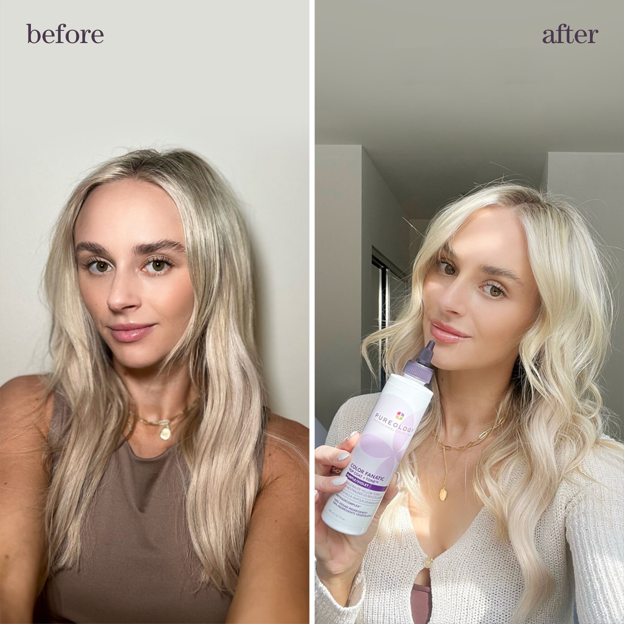 Color Fanatic Top Coat + Tone Purple