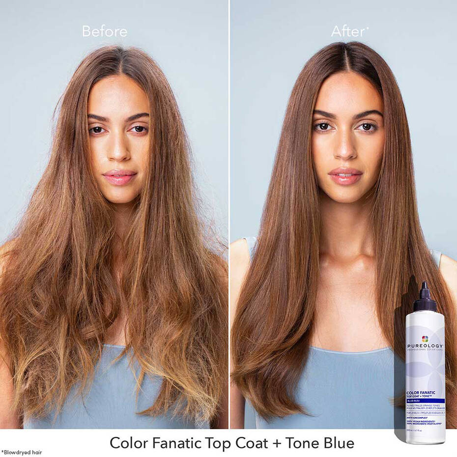 Top Coat Blue Glaze Toner for Dull, Very Dry Hair Pureology