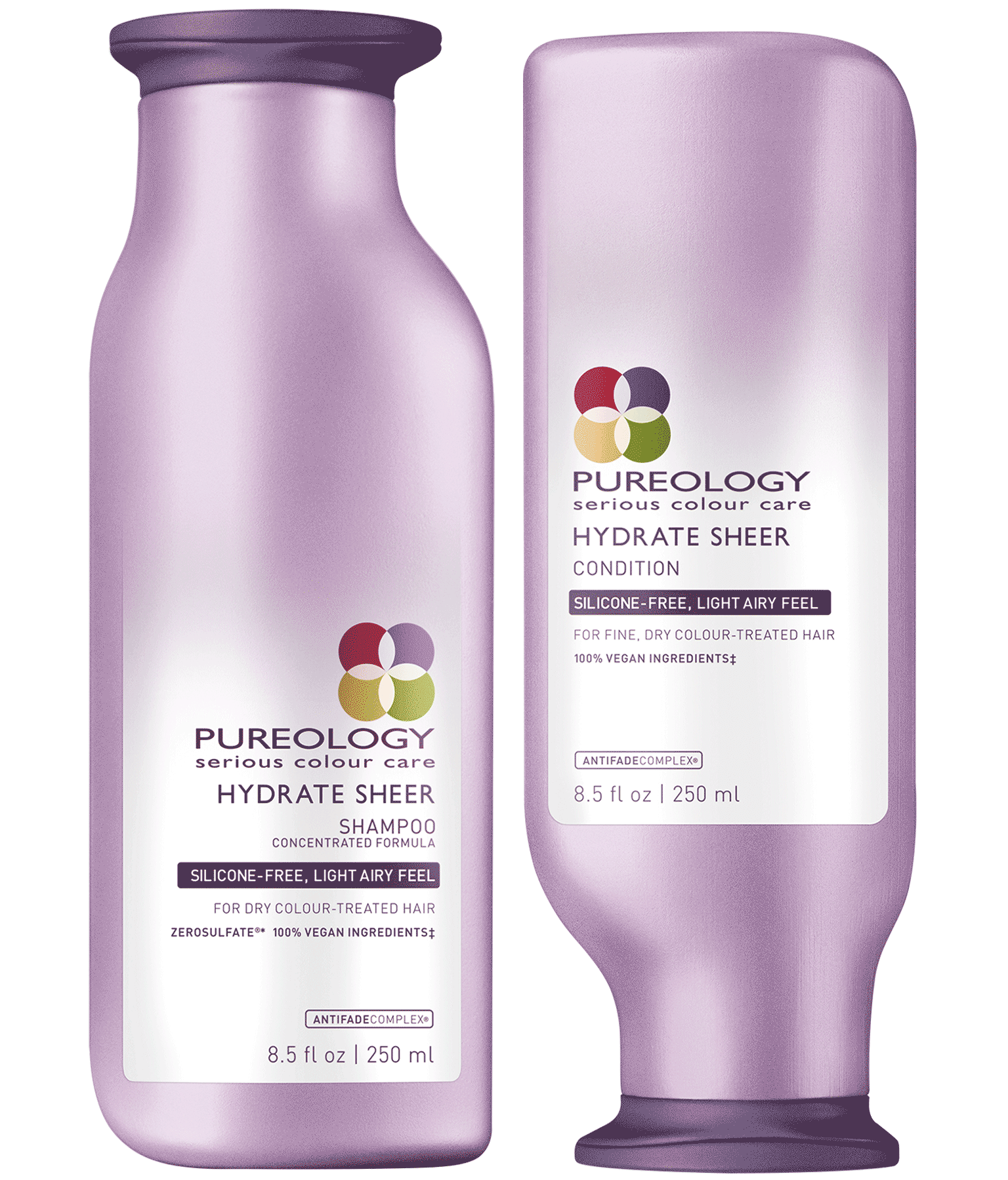 Hydrate Sheer Shampoo & Conditioner Duo For Fine Colored Hair Pureology