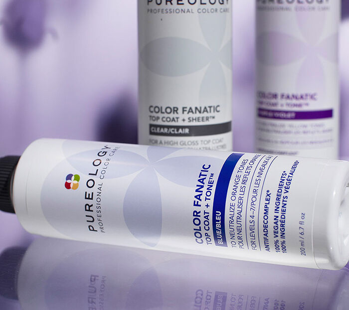 Top Coat Blue Glaze Toner for Dull, Very Dry Hair Pureology