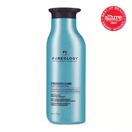 Pureology Strength Cure sulfate-free repairing shampoo bottle for damaged hair, Allure Best of Beauty Award Winner