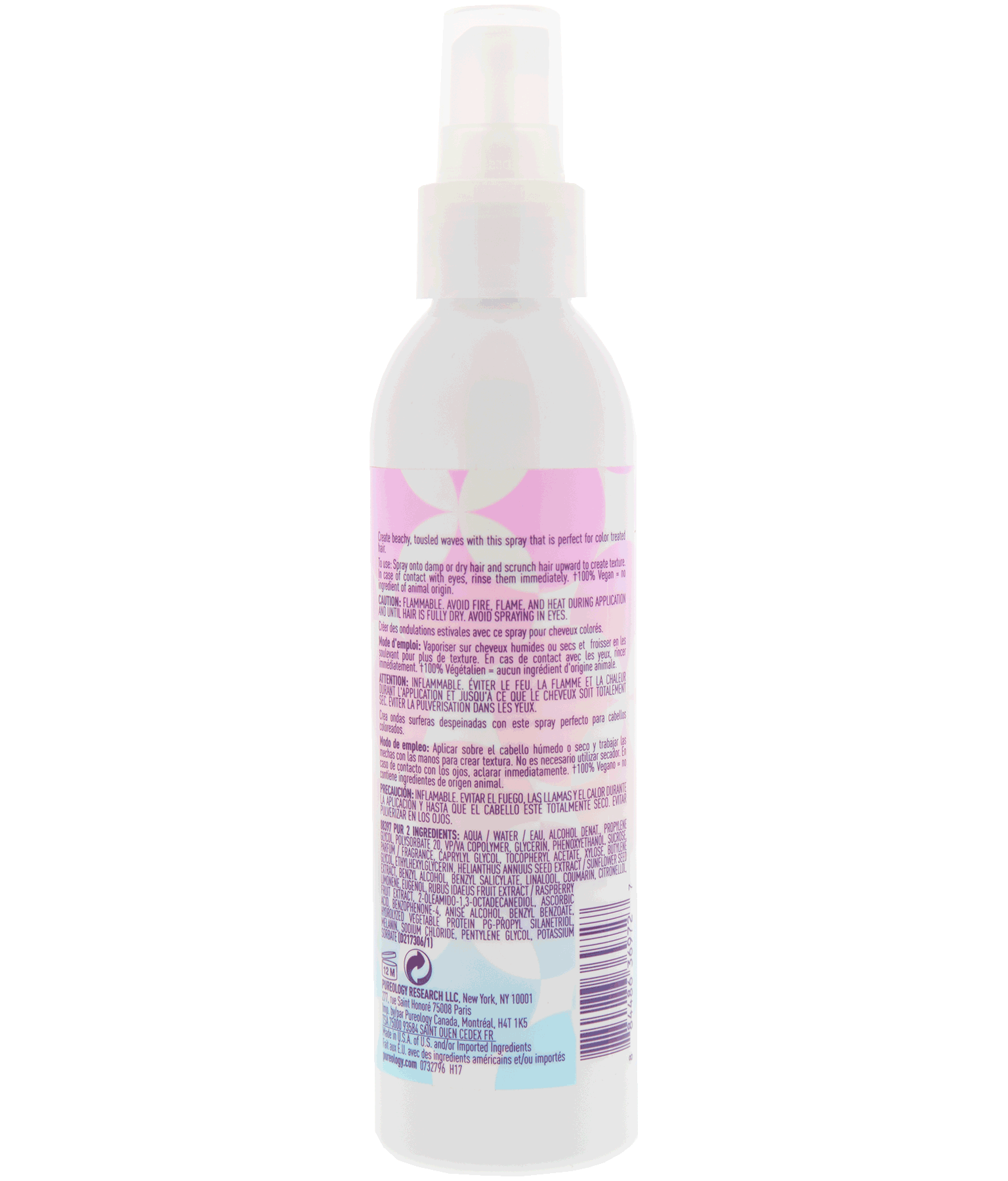 Beach Waves Sugar Hair Spray For Tousled Beachy Waves Pureology