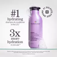Pureology Hydrate shampoo and conditioner  benefits: Hydration for dry hair