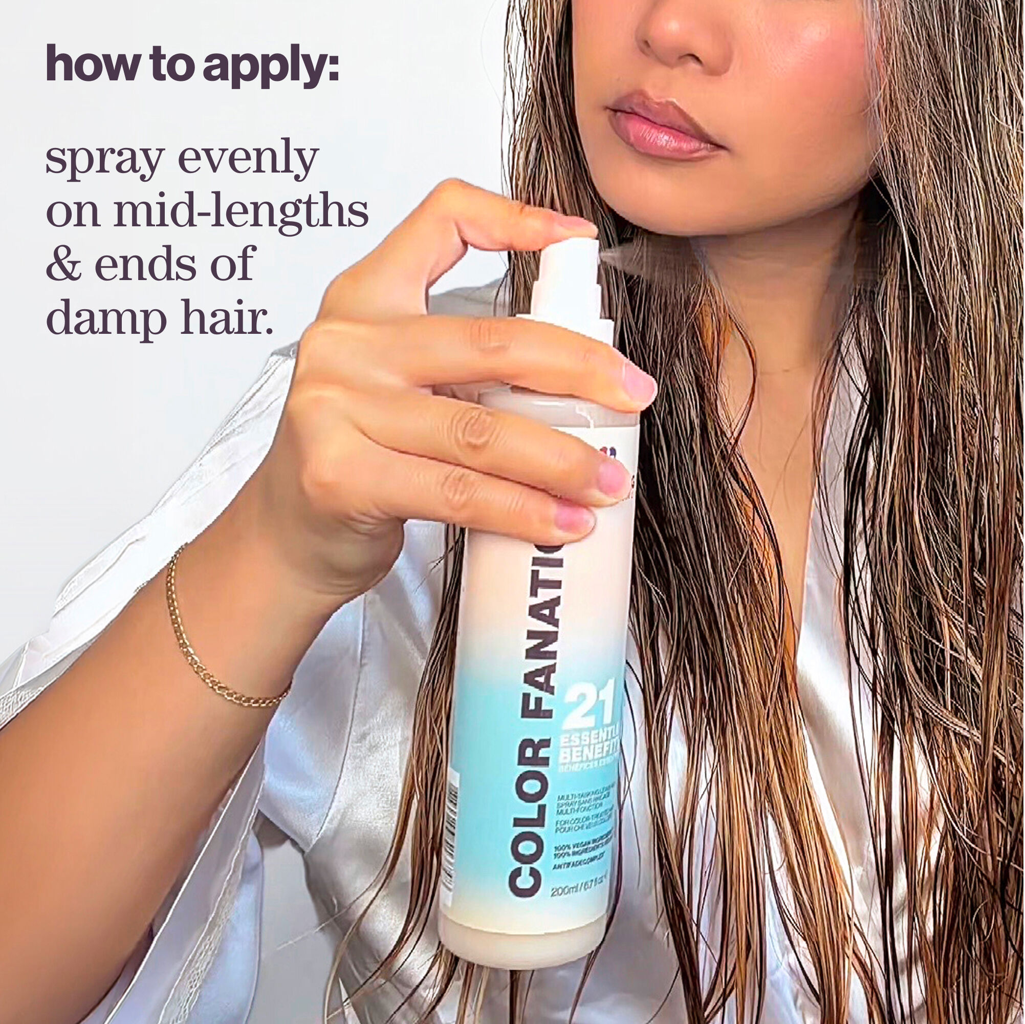 Color Fanatic Multi-Tasking Leave-In Spray: 21-Benefit Heat Protectant and Detangler