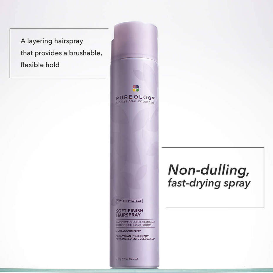 Soft Finish Flexible Hold Hairspray for Colored Hair Pureology