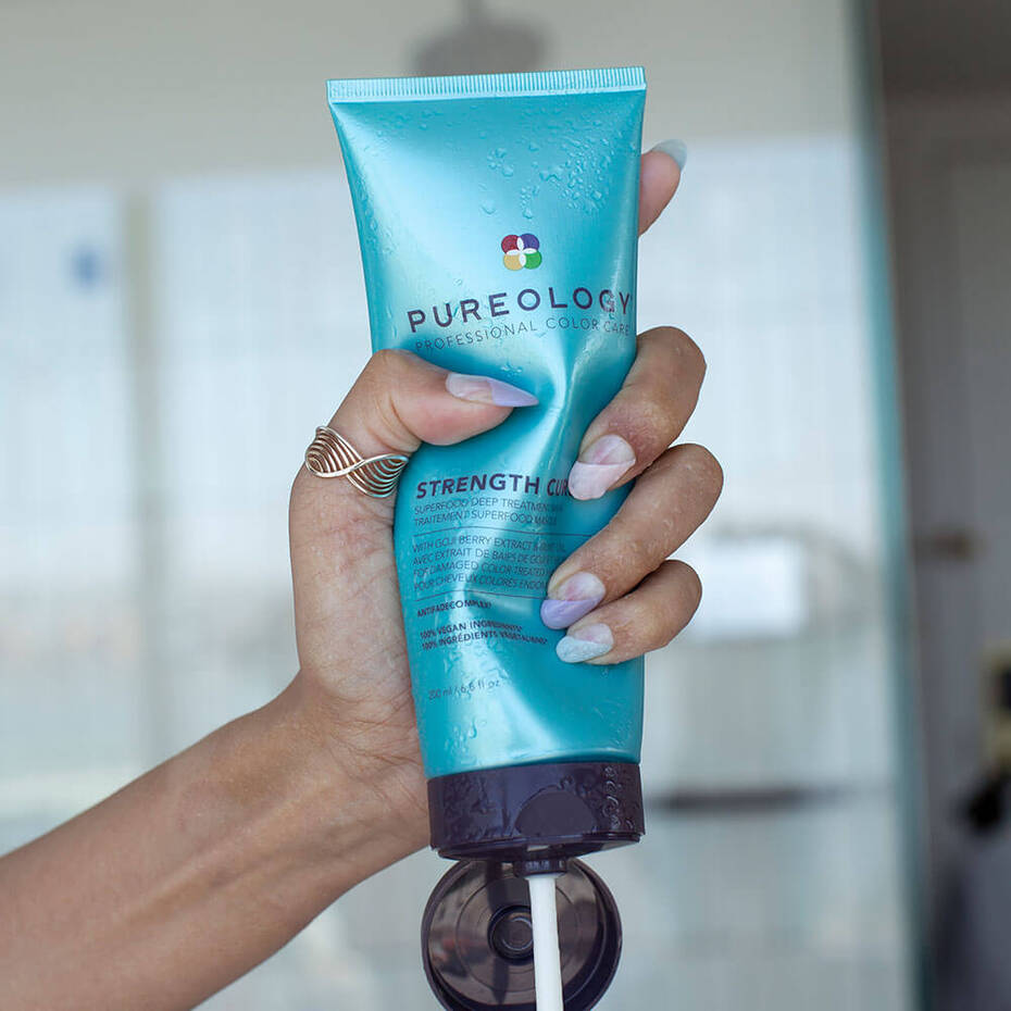 Strength Cure Superfood Treatment Mask for Damaged Hair Pureology