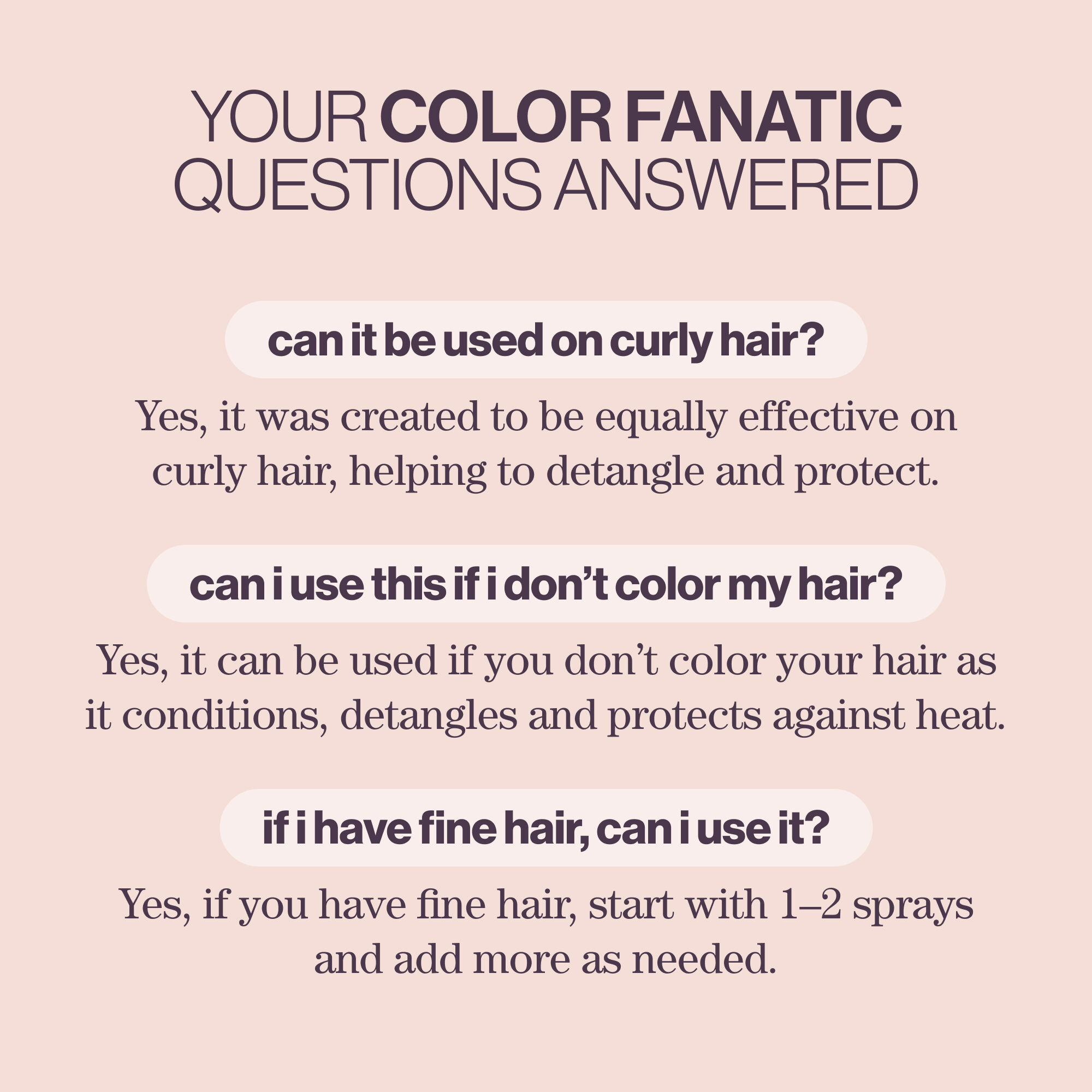 Color Fanatic Multi-Tasking Leave-In Spray: 21-Benefit Heat Protectant and Detangler