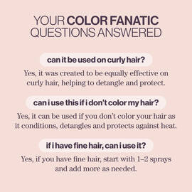 Color Fanatic Multi-Tasking Leave-In Spray: 21-Benefit Heat Protectant and Detangler