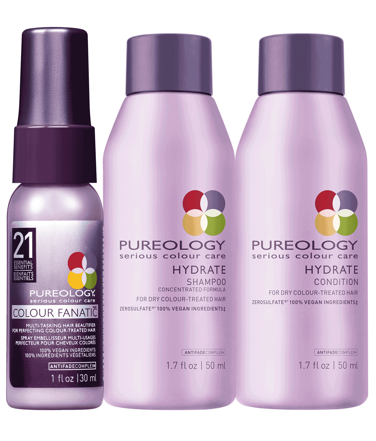 Girl On The Go Moisturizing Travel Size Hair Product Set Pureology