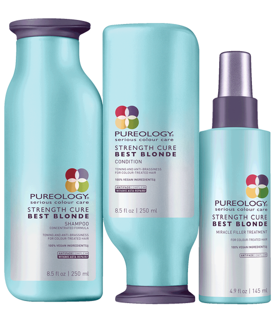 Strength Cure Best Blonde 3 Step System For Blonde Hair Pureology