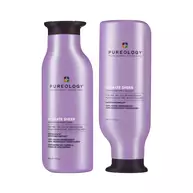 Pureology Hydrate Sheer sulfate-free lightweight shampoo and conditioner packshot for fine, dry color-treated hair