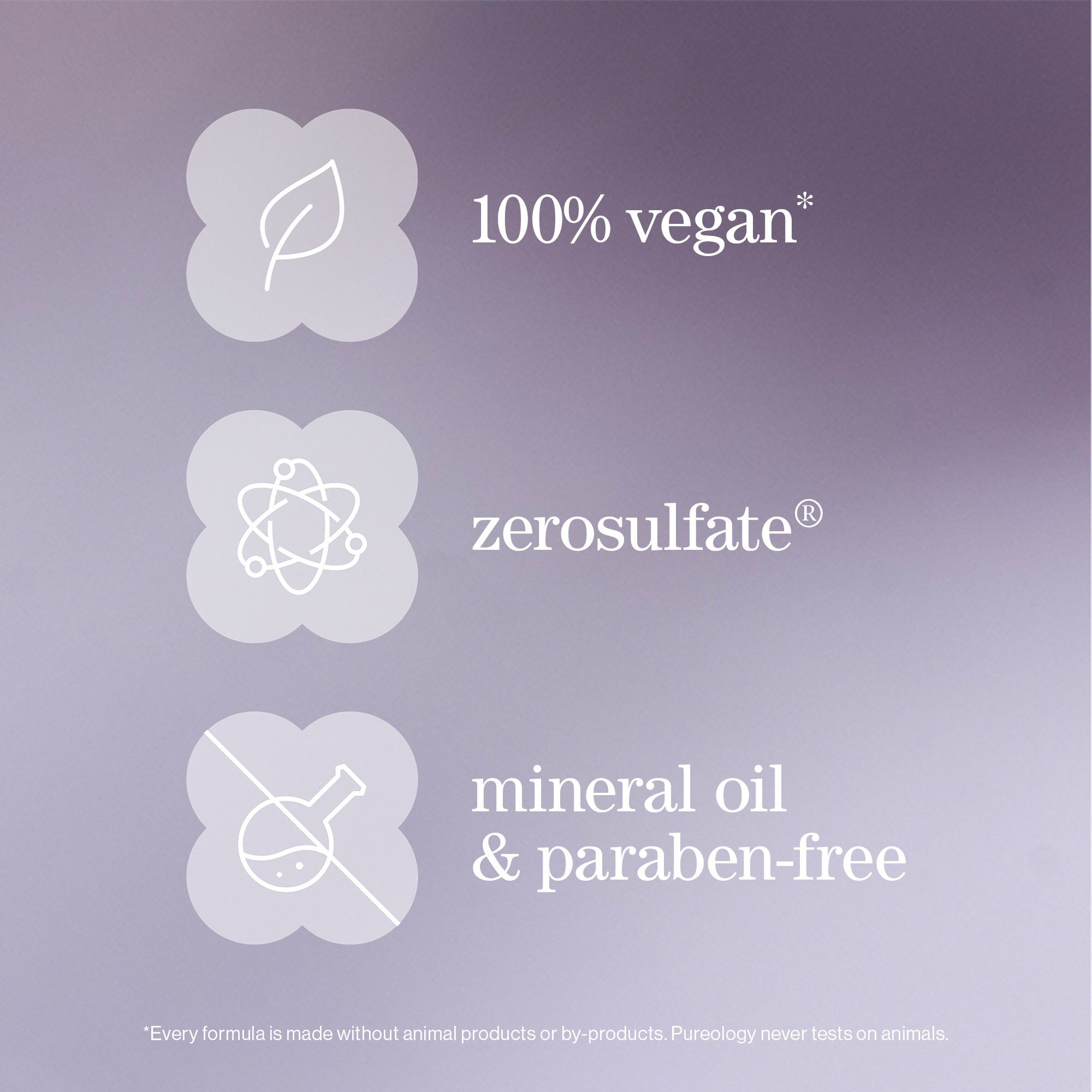Pureology Hydrate Sheer 100% vegan and sulfate-free formula