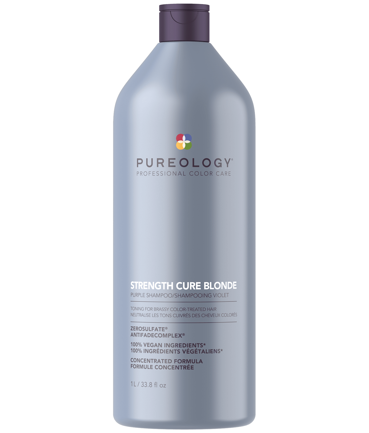 Strength Cure Blonde Purple Shampoo for Blonde Hair Pureology