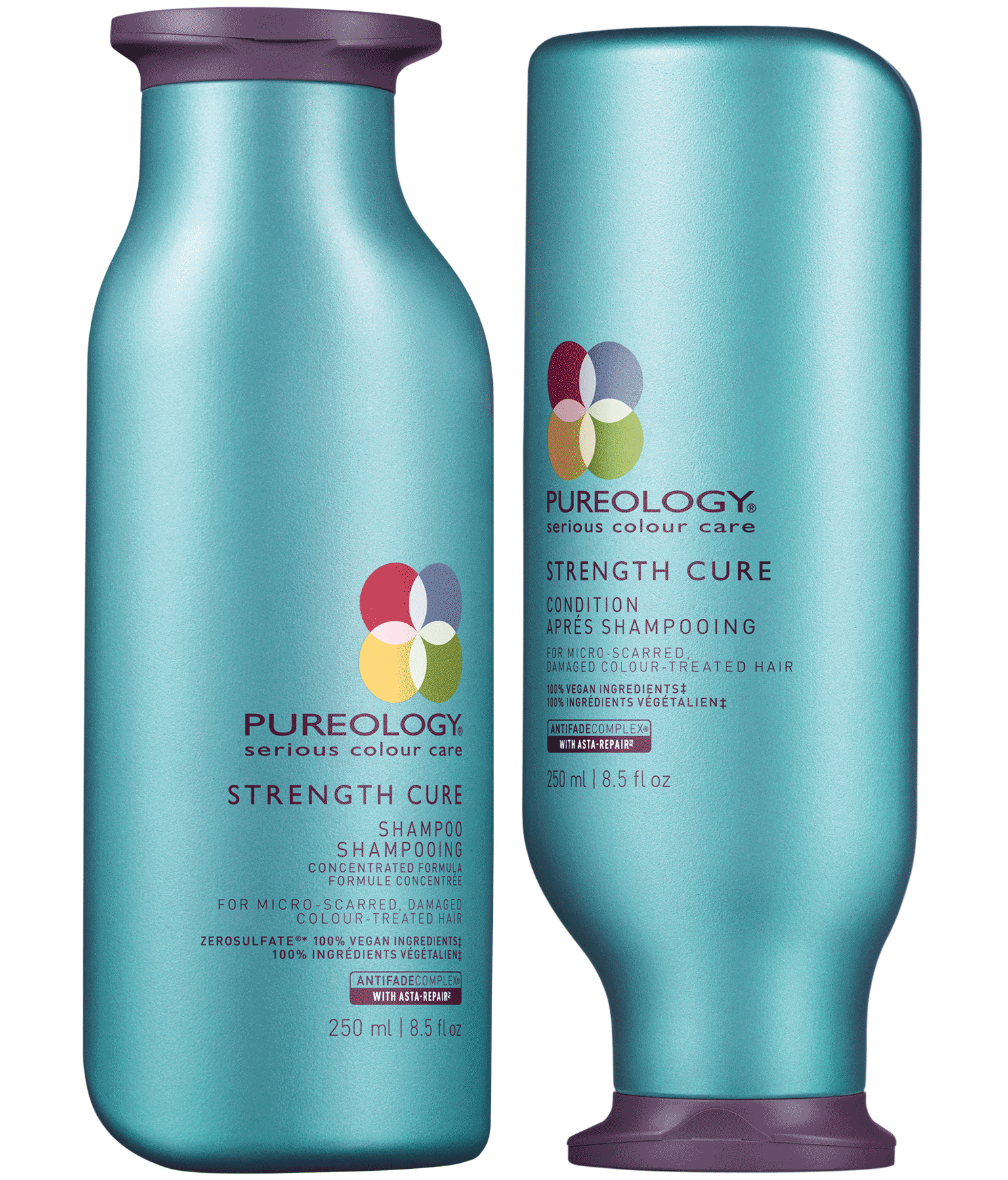 Strength Cure Shampoo & Conditioner Duo For Damaged Hair Pureology