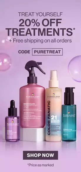 20% Off Treatments + Free Shipping on all orders code: PURETREAT