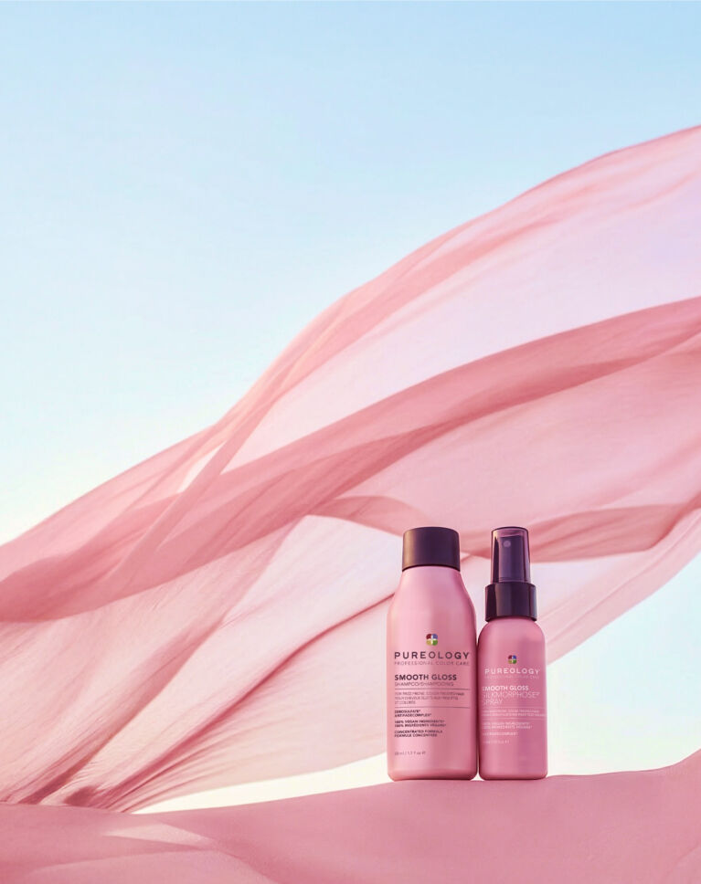 FREE TRAVEL SIZE SMOOTH GLOSS SHAMPOO + SILKMORPHOSE SPRAY