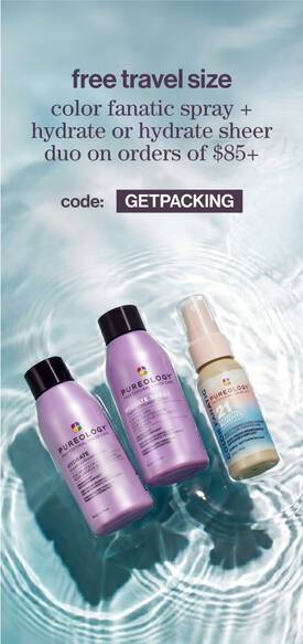 Free Hydrate or Hydrate Sheer Travel Duo + Color Fanatic Spray on Orders $85