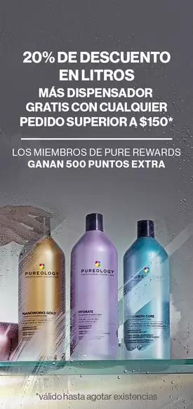 ¡Acceso anticipado! 20% de descuento en litros + bomba gratis en pedidos superiores a $150. Codigo: LITERSALE26