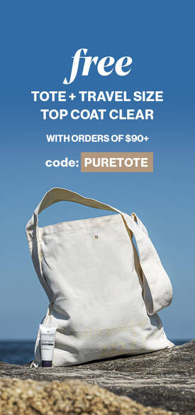 FREE Logo Tote + Travel Size Top Coat Clear Gloss