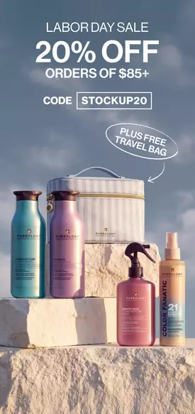 20% Off Orders of $85+ plus free travel bag with code: STOCKUP20