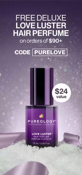 FREE deluxe Love Luster Hair Perfume on orders of $90+ code: PURELOVE