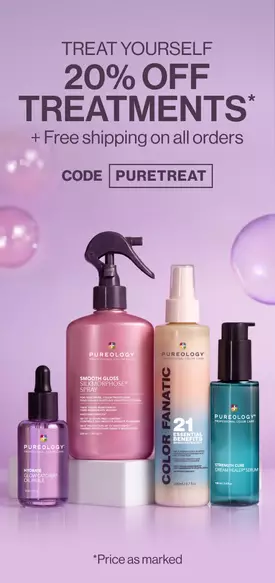 20% Off Treatments + Free Shipping on all orders code: PURETREAT