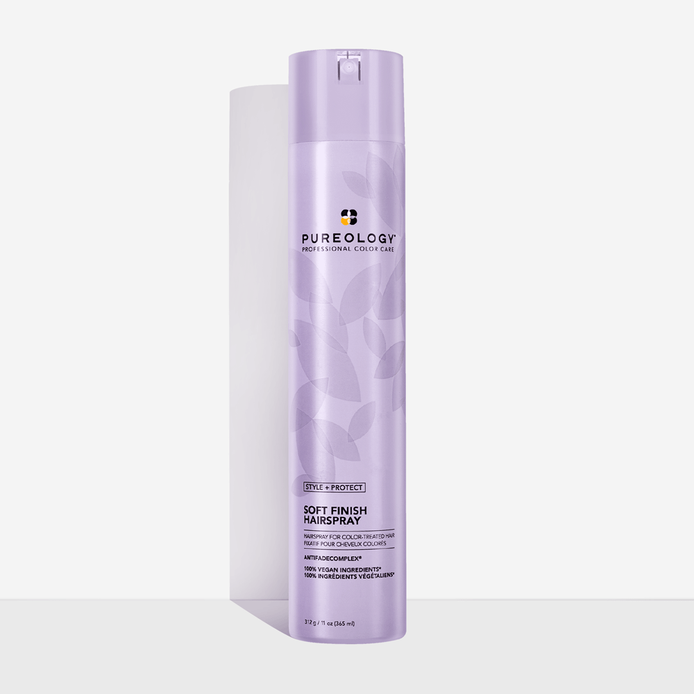 Pureology Soft Finish Flexible Hold Hairspray For Colored Hair In White