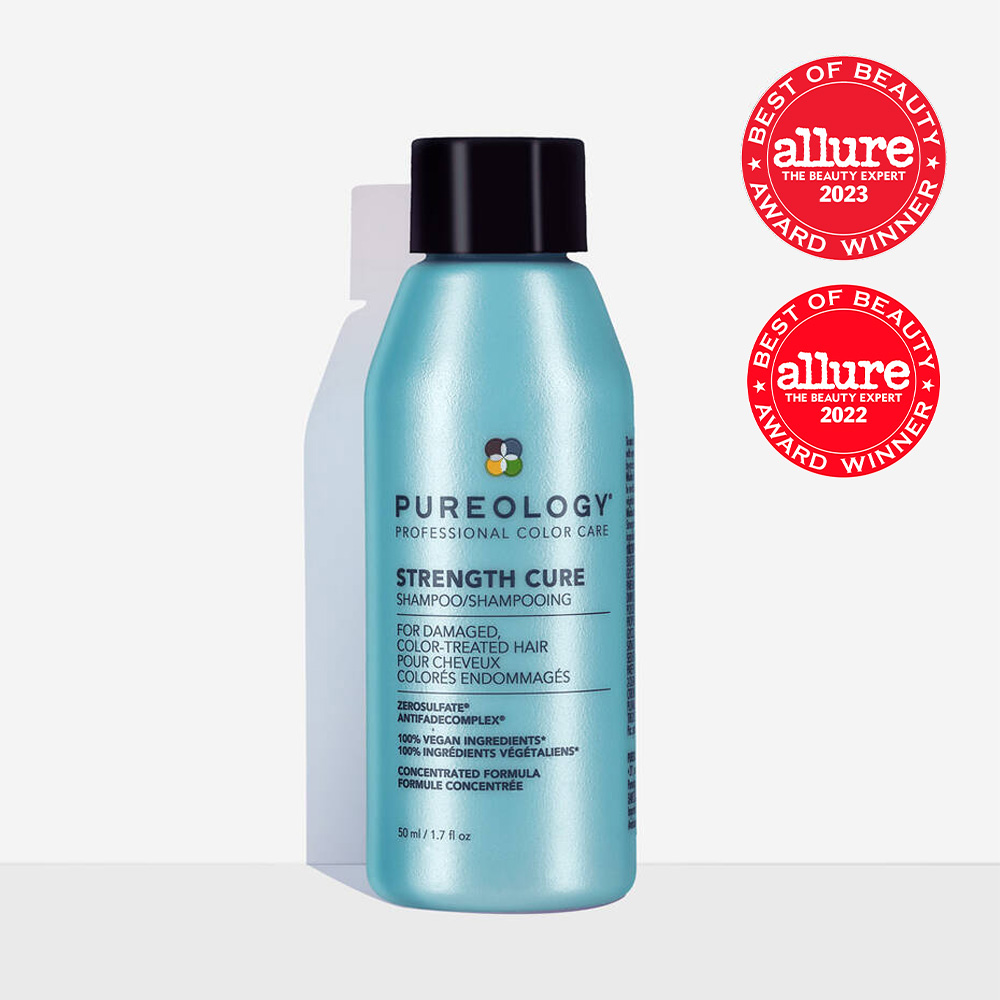 Pureology Strength Cure Sulfate Free Shampoo For Damaged Hair In White