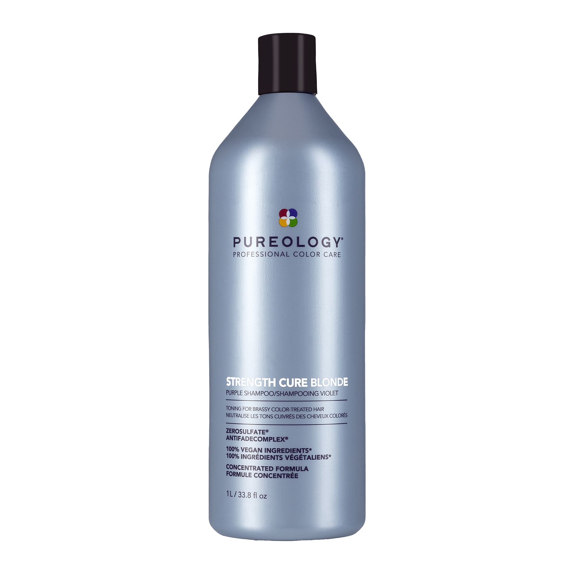 Pureology Strength Cure Blonde Sulfate-Free Purple Shampoo Size 1L338 fl oz 90$