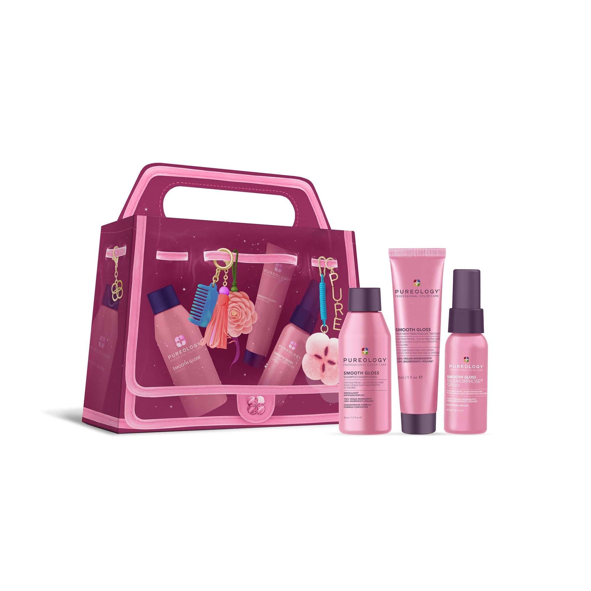 Pureology Gloss To Go Mini Kit For Frizz-prone Hair
