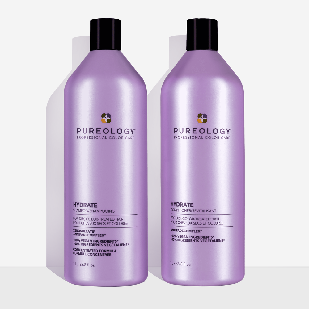 dybt Peru Ydmyg Hydrate Shampoo & Conditioner Liter For Dry Hair - Pureology