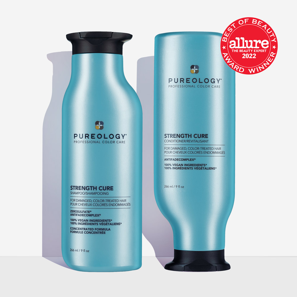 Strength Cure Shampoo & Conditioner Duo For Damaged Hair | Pureology