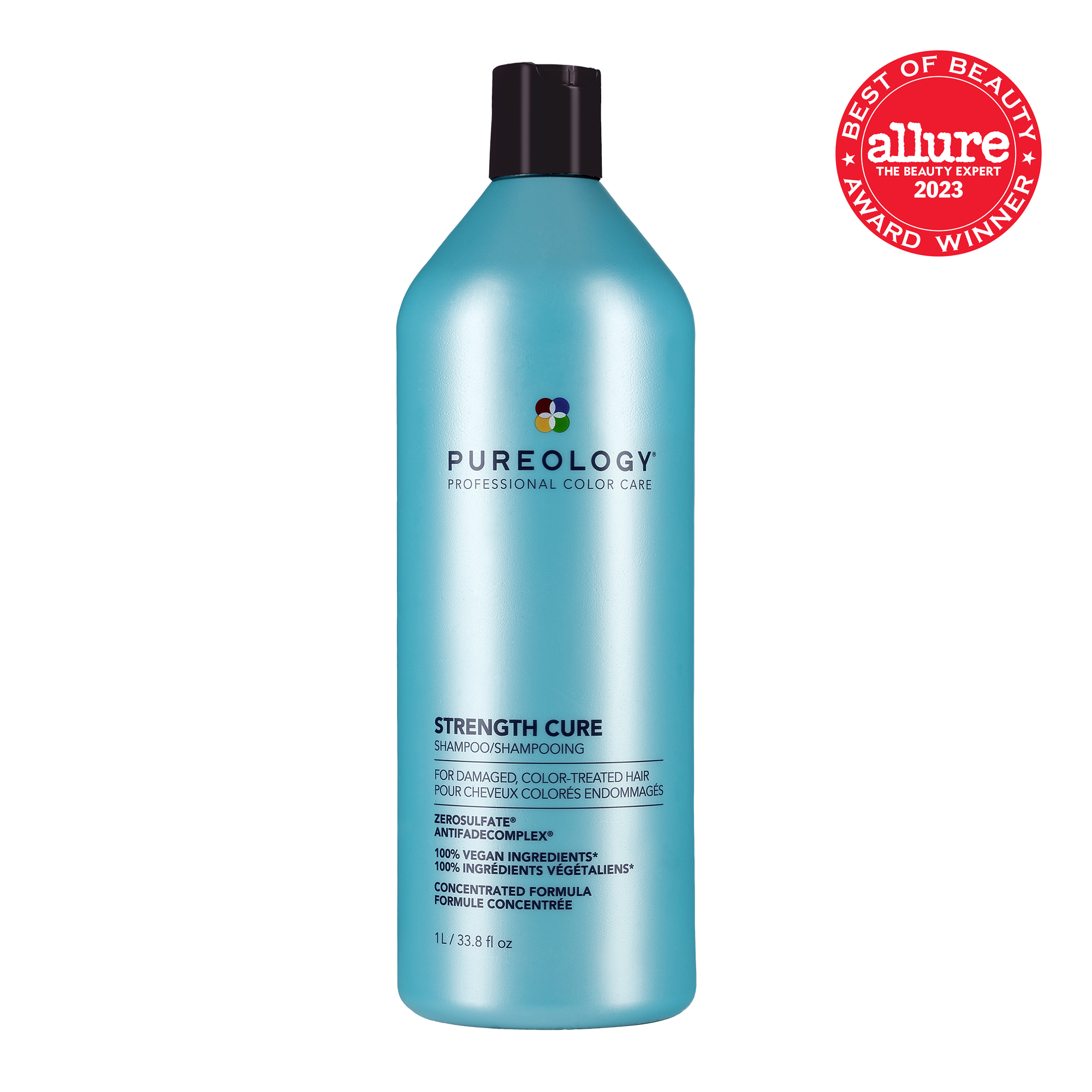 Pureology Strength Cure Sulfate Free Shampoo, Size 1L/33.8 fl oz