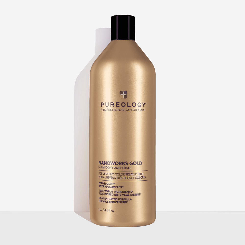 Pureology Nanoworks Gold Shampoo For Dull, Very Dry Hair, Size 1L/33.8 fl oz