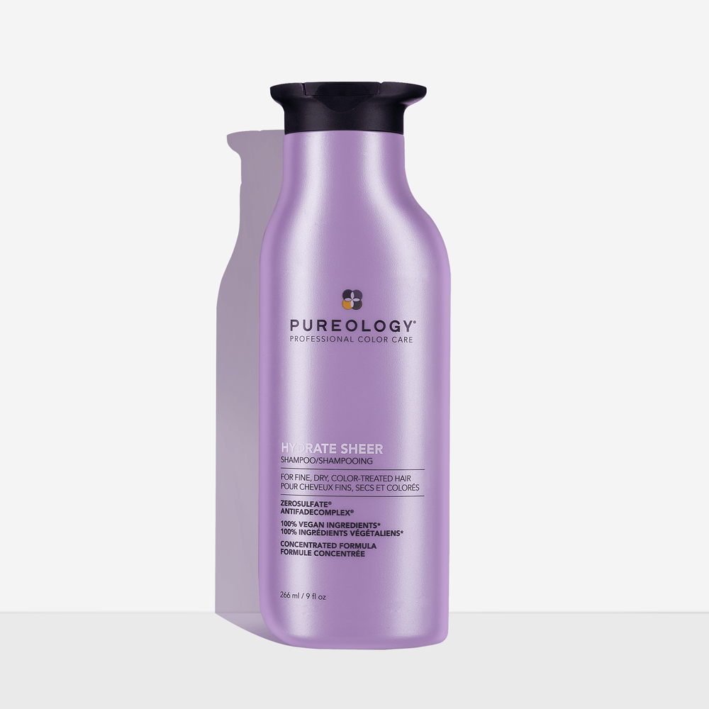 Pureology Hydrate Sheer Shampoo For Fine, Dry Color Treated Hair, Size 266ml/9 fl oz