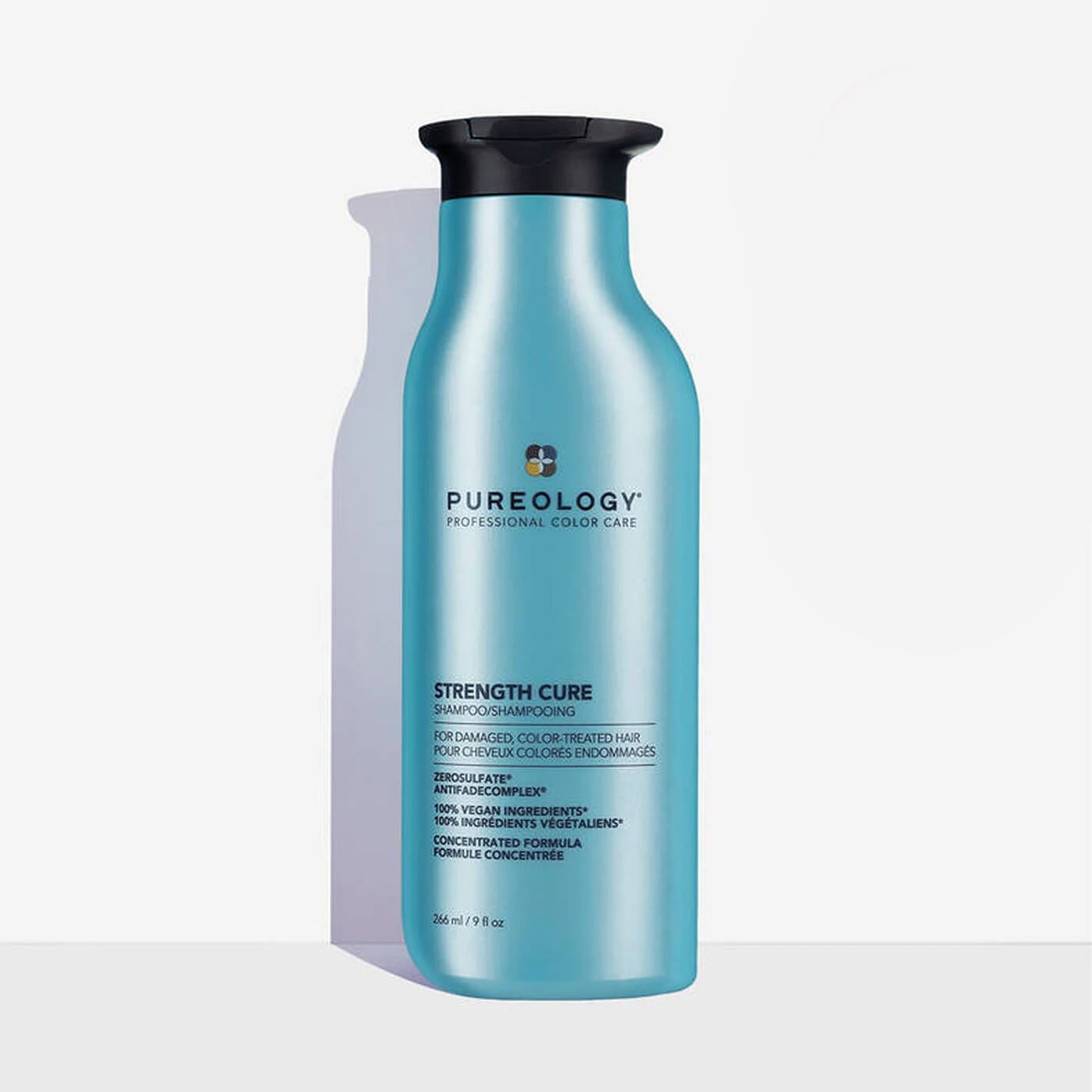 Pureology Strength Cure Shampoo | Repair Damaged Hair, Size 266ml/9 fl oz