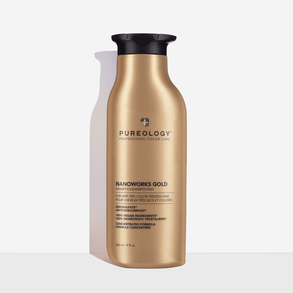 Pureology Nanoworks Gold Shampoo For Dull In White