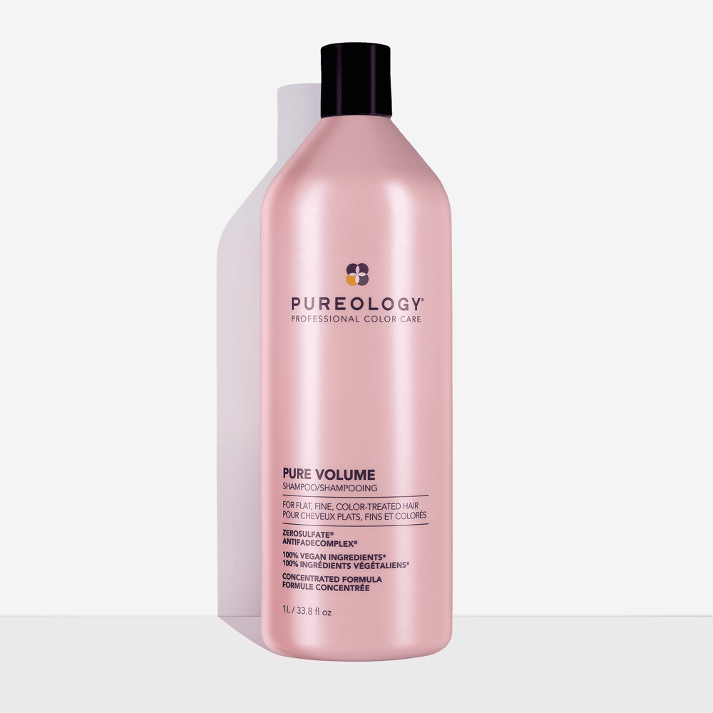 Pureology Pure Volume Shampoo for Fine, Flat, Lifeless Hair, Size 1L/33.8 fl oz