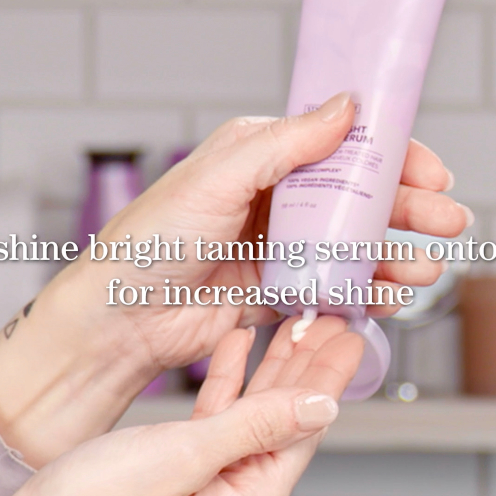 Shine Bright Taming Hair Serum for Frizzy Hair - Pureology