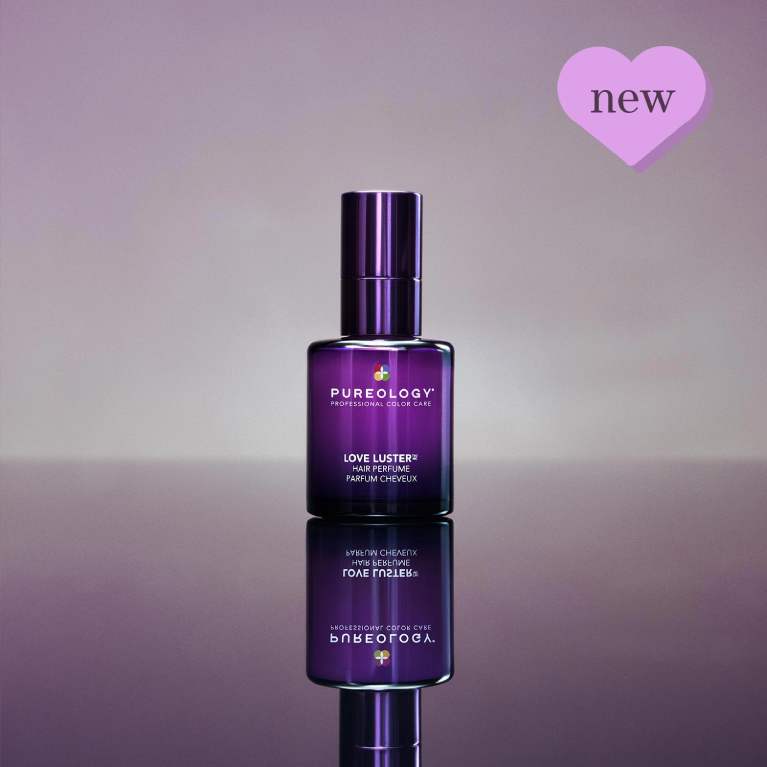 Pureology’s Love Luster Hair Fragrance crafted to deliver a long-lasting scent