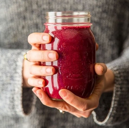 fresh and fruity smoothie